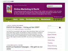 Tablet Screenshot of online-marketing-recht.de